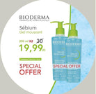 Bioderma Sebium GEL MOUSSANT 200 ml 2 PACKS