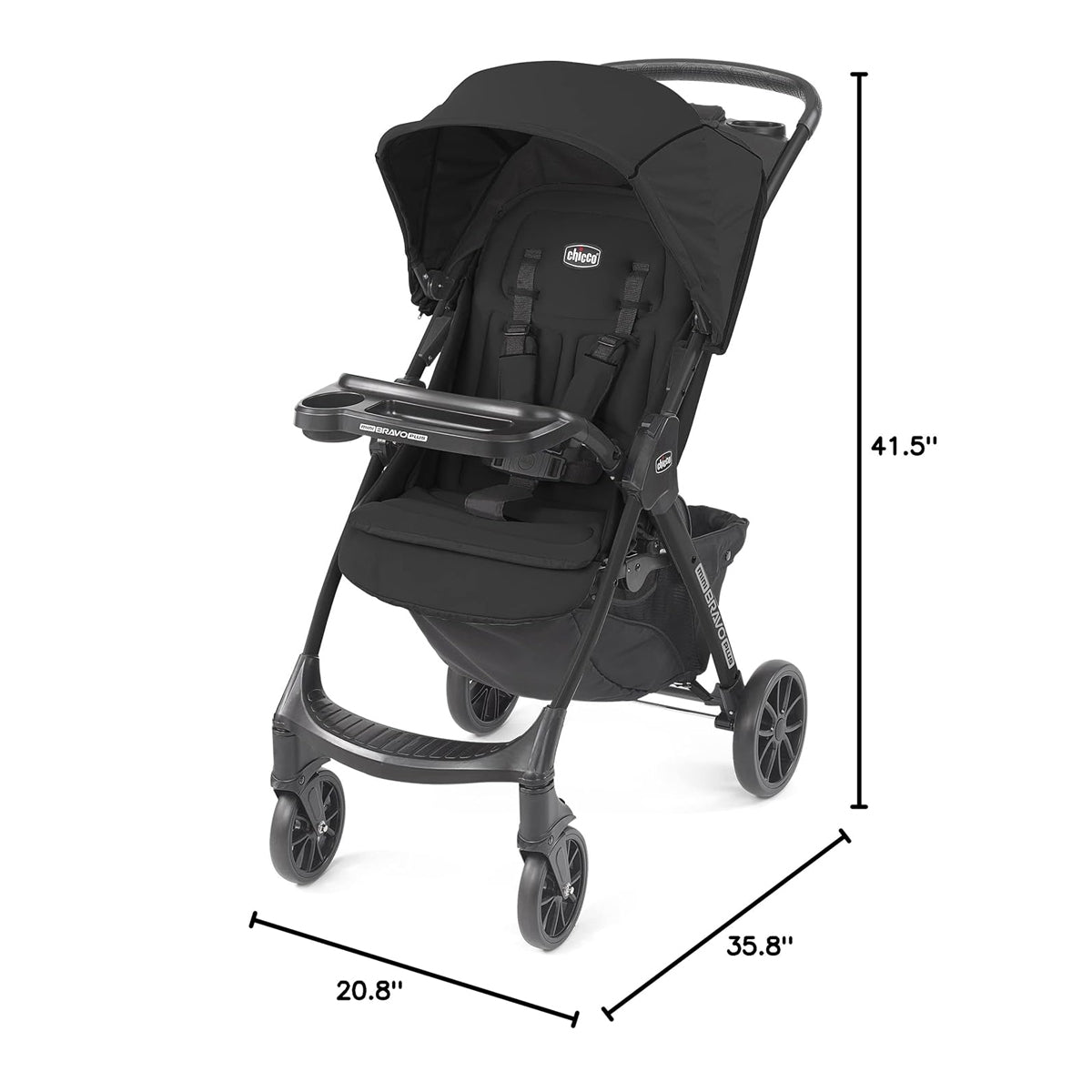 Chicco Mini Bravo Plus Stroller Storm USA