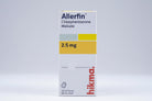 Allerfin 2.5 mg per 5 ml chlorpheniramine antihistamine allergy syrup 120 ml bottle Health Boutique