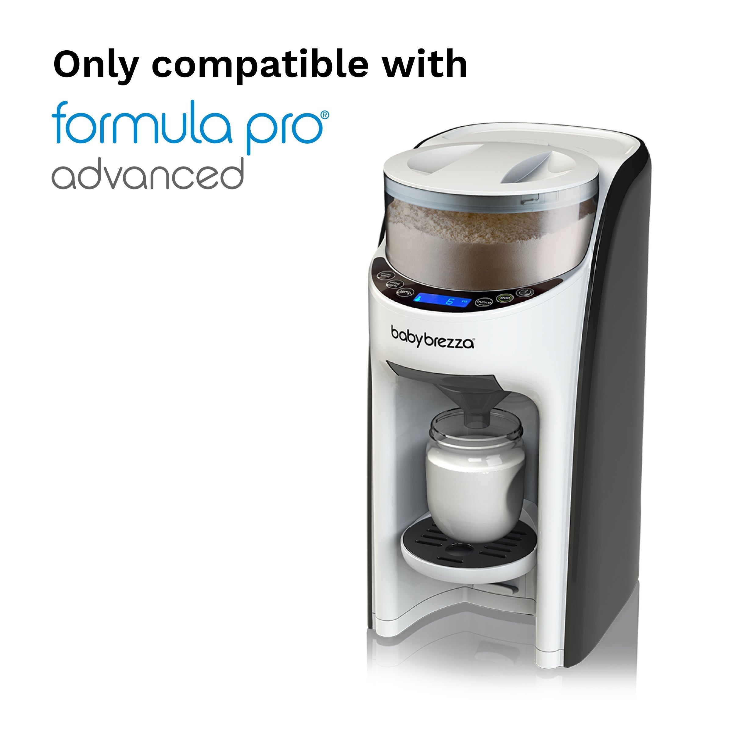 Baby Brezza - Funnel and Funnel Cover - Formula Pro® Advanced