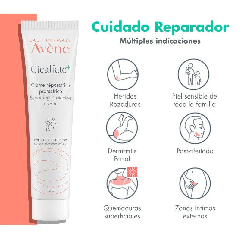 Avene Cicalfate Plus Repair Protective Cream C Plus Restore Zinc Oxide 40ml Health Boutique
