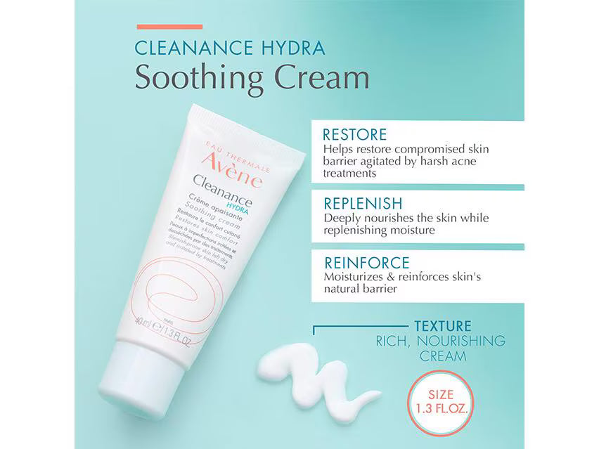 Avene Cold Cream Mineral Oil White Beeswax 40ml Nourishing Moisturizing Cream Health Boutique
