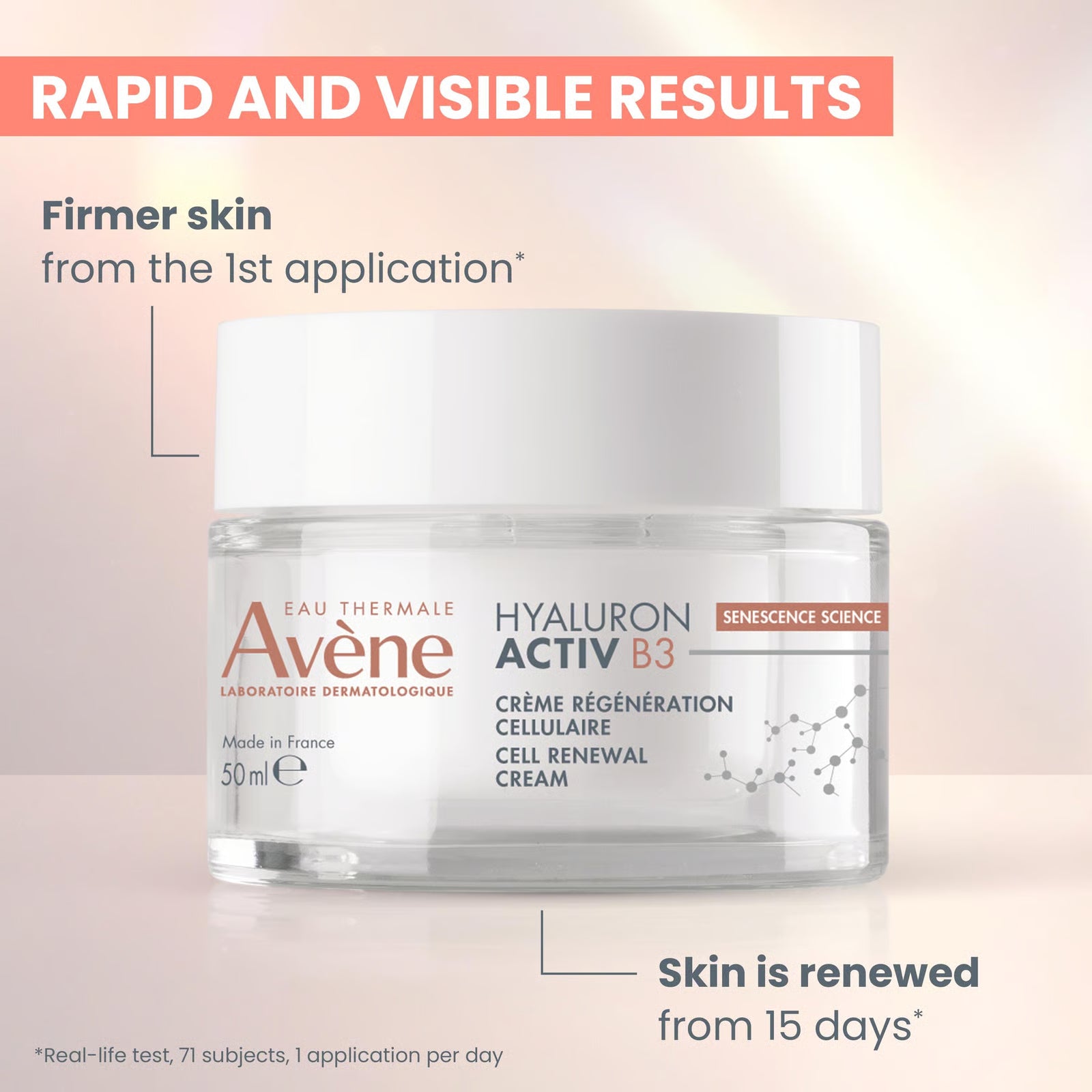 Avene Hyaluron Activ B3 Niacinamide Hyaluronic Acid Cell Renewal Cream Anti Aging Moisturizer Health Boutique