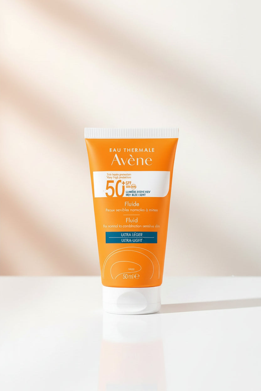 Avene Sunblock Fluid SPF 50 Plus TriAsorB Tinosorb S 50ml Face Sunscreen Health Boutique
