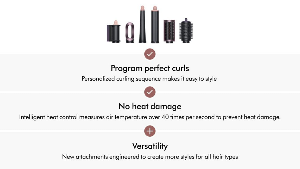 Dyson Airwrap i.d. multi-styler and dryer Straight+Wavy - Jasper Plum