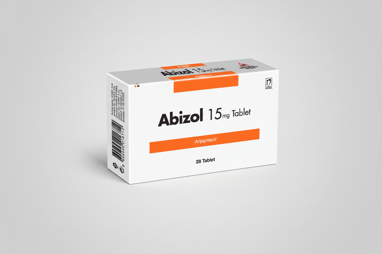 Abizol 15 mg aripiprazole tablets 28 for schizophrenia and bipolar disorder management