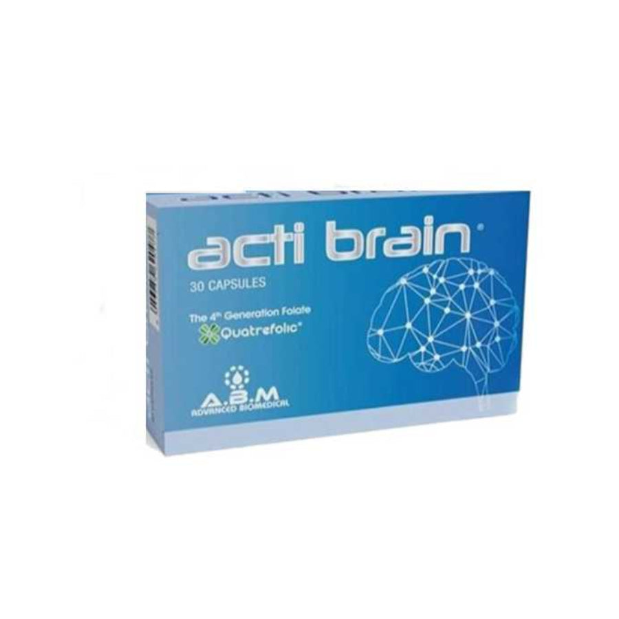 Acti Brain capsules citicoline homotaurine DHA omega 3 brain memory focus cognitive support nootropic supplement Health Boutique