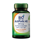 Bio Energy ActiFolic 4G 600 mcg Quatrefolic Folate Supplement Capsules - 30 Count Halal Certified High-Potency 4th Generation Folate Formula for Optimal Health Support and Wellness Maintenance