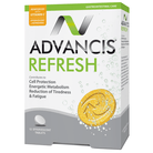 Advancis Refresh effervescent energy support tablets vitality and alertness formula 12 tablets Health Boutique