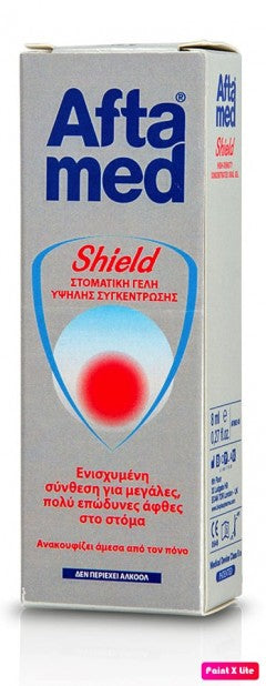 Aftamed Shield oral gel 10ml hyaluronic acid mouth ulcer pain relief oral healing gel Health Boutique