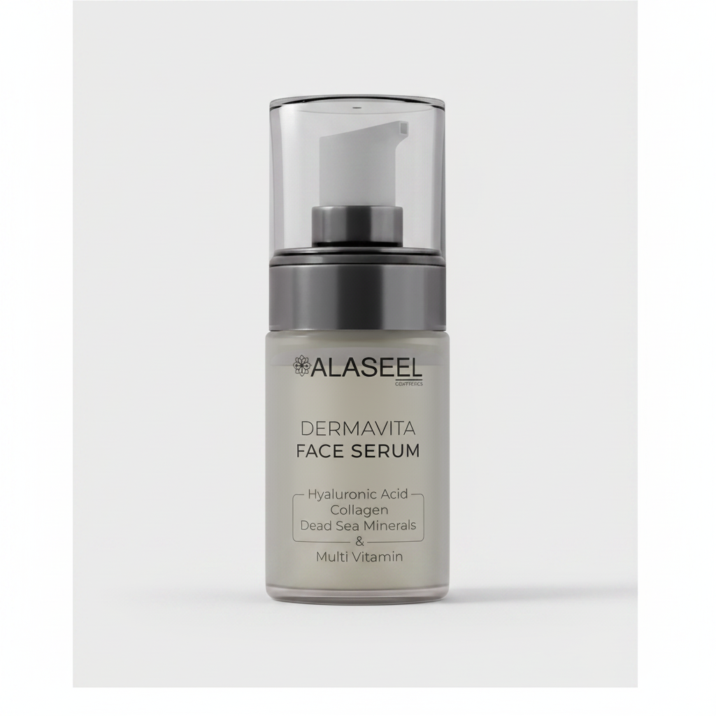 Alaseel Dermavita facial serum hyaluronic acid collagen dead sea minerals anti aging skin care Health Boutique