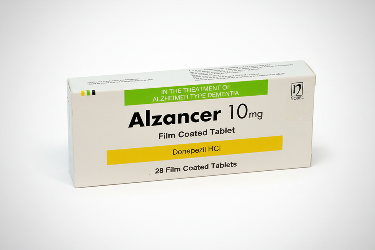 Alzancer 5 mg memantine 28 easy tablets for Alzheimer’s disease management