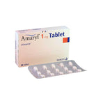 Amaryl 1mg Tablet 30 glimepiride oral medicine for type 2 diabetes blood sugar support