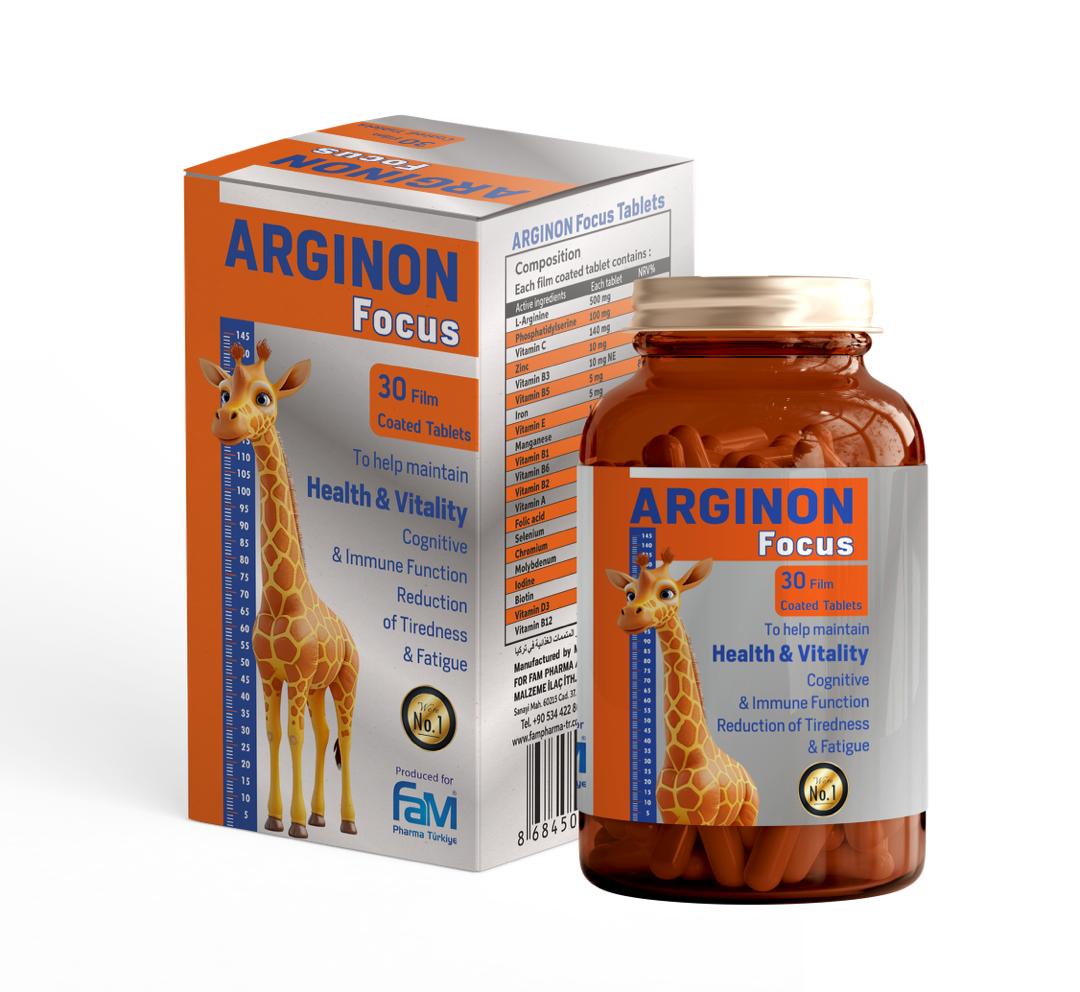 Arginon Focus® Tablets (30 Tablets) – Cognitive Support Formula
