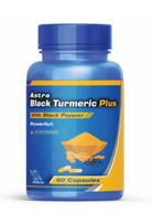 Astra black turmeric capsules 60 curcumin black pepper joint inflammation support antioxidant supplement Health Boutique