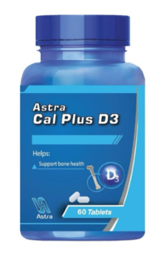 Astra cal plus d3 calcium carbonate vitamin d3 cholecalciferol capsules 30 bone health supplement Health Boutique