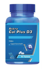 Astra cal plus d3 calcium carbonate vitamin d3 cholecalciferol capsules 30 bone health supplement Health Boutique