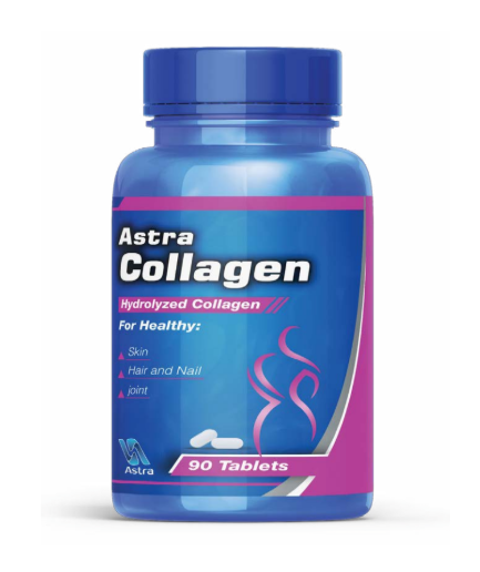 Astra collagen tablets 90 hydrolyzed collagen skin hair nails joint support beauty supplement Health Boutique