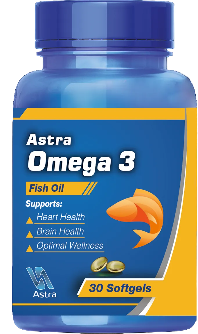 Astra omega 3 fish oil capsules 30 EPA DHA heart brain joint support supplement Health Boutique