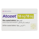 Atozet 10/10 mg 30 tablets ezetimibe atorvastatin cholesterol lowering medication