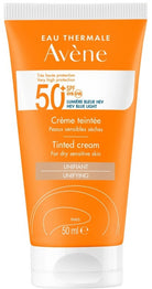 Avene Sunblock Cream Tinted SPF 50 Plus TriAsorB Iron Oxides 50ml Sunscreen Health Boutique