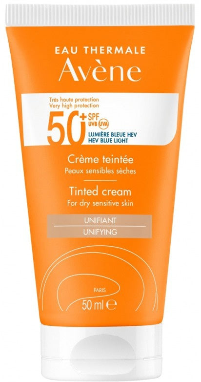 Avene Sunblock Cream Tinted SPF 50 Plus TriAsorB Iron Oxides 50ml Sunscreen Health Boutique