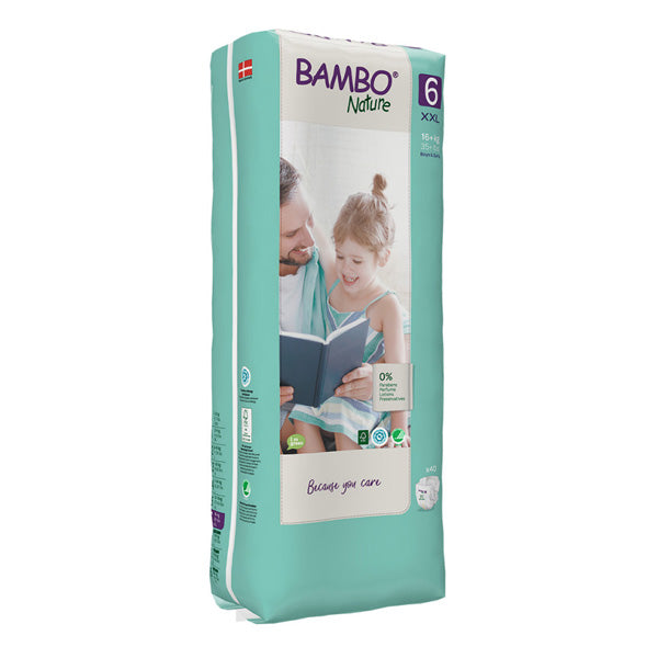 Bambo (Size 6, 16+ Kg, 40 Nature Diapers)
