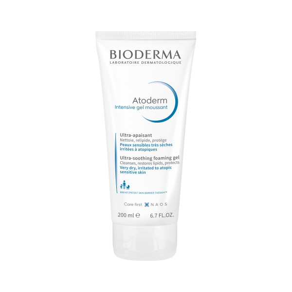 Bioderma Atoderm Intensive Cleansing Foaming Gel for Sensitive and Atopic Skin - 200ml