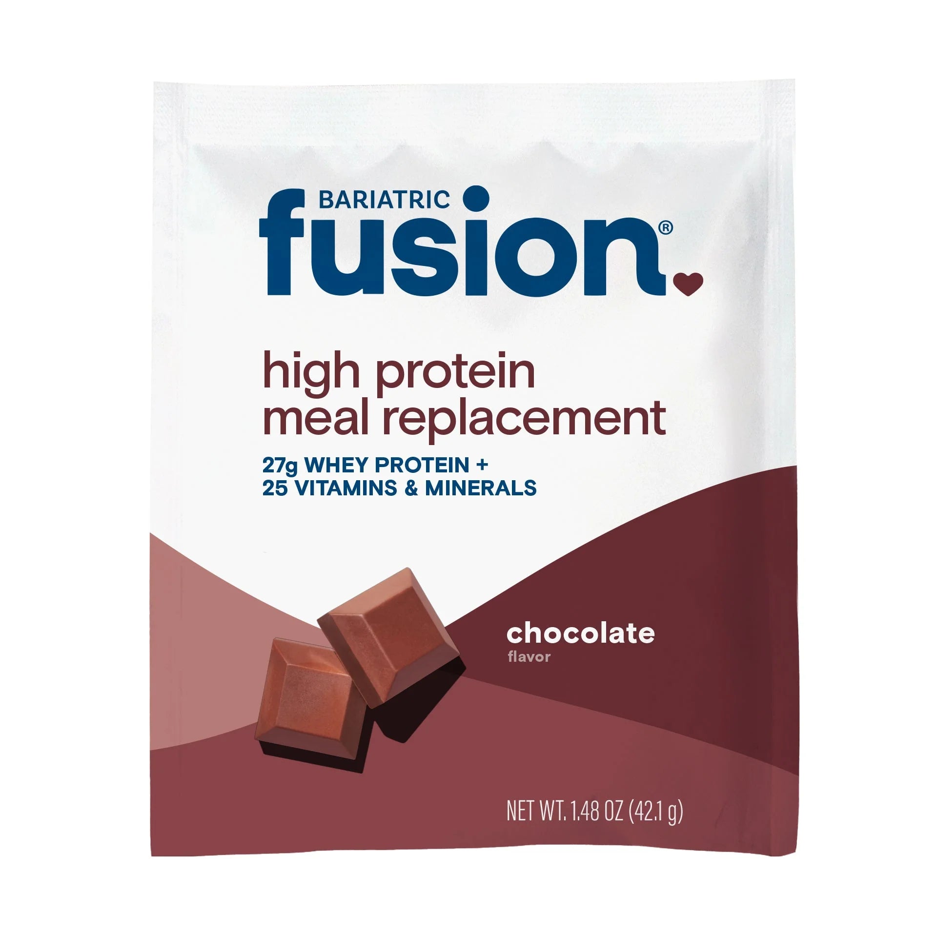 Bariatric Fusion Chocolate High Protein Meal Replacement 41.5 oz with 27 g protein Health Boutique