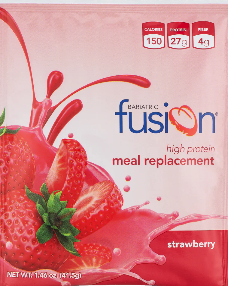 Bariatric Fusion Strawberry High Protein Meal Replacement 41.5 oz with 27 g protein Health Boutique