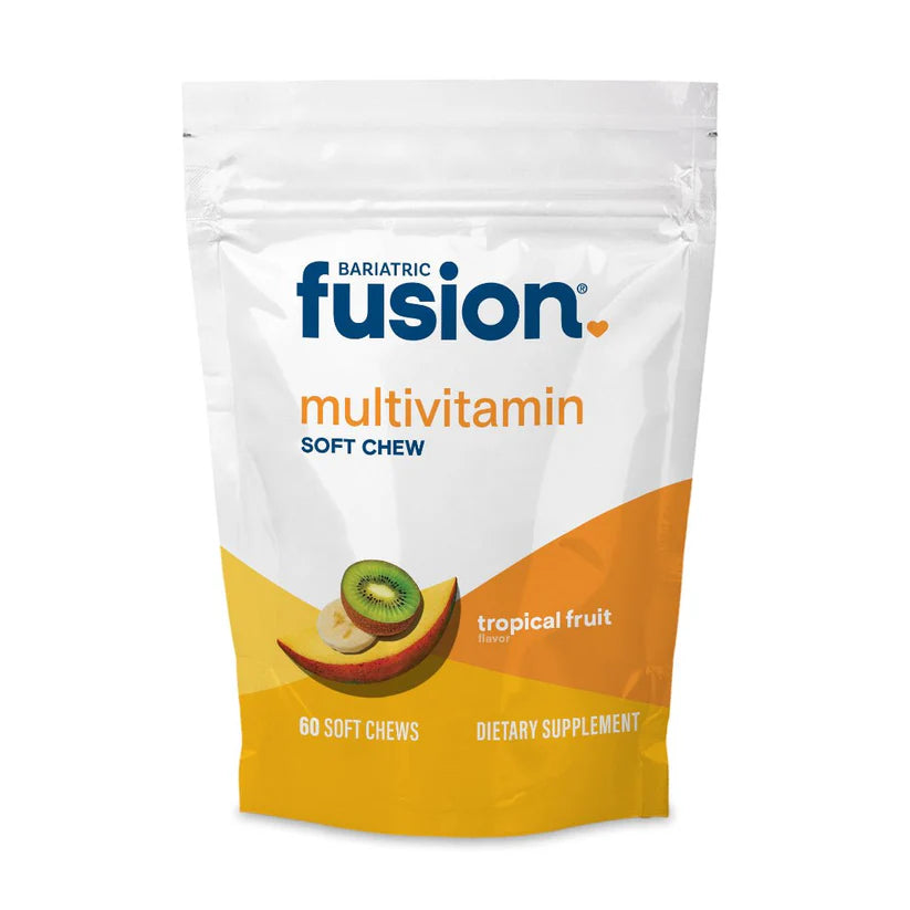 Bariatric Fusion Tropical Fruit Bariatric Multivitamin Soft Chews daily nutrition 60 soft chews Health Boutique