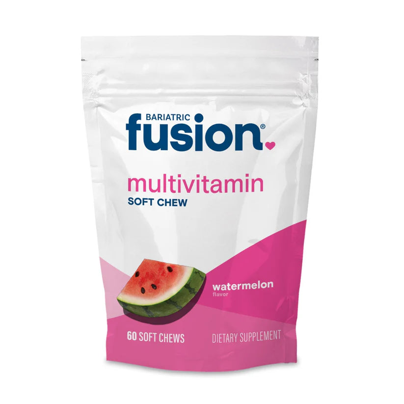 Bariatric Fusion Watermelon Bariatric Multivitamin Soft Chews daily nutritional support 60 soft chews Health Boutique