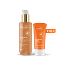 Beesline Gold Suntan Oil with free Ultrascreen Invisible SPF50 tanning set Health Boutique