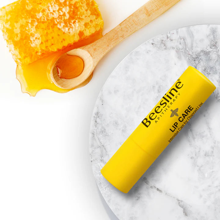 Beesline lip care flavour free twin pack moisturizing balm for dry sensitive lips Health Boutique