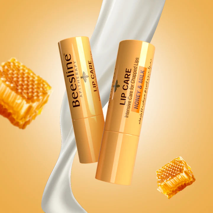 Beesline honey milk lip care balm (1+1 Free Pack) moisturizing treatment for dry lips Health Boutique