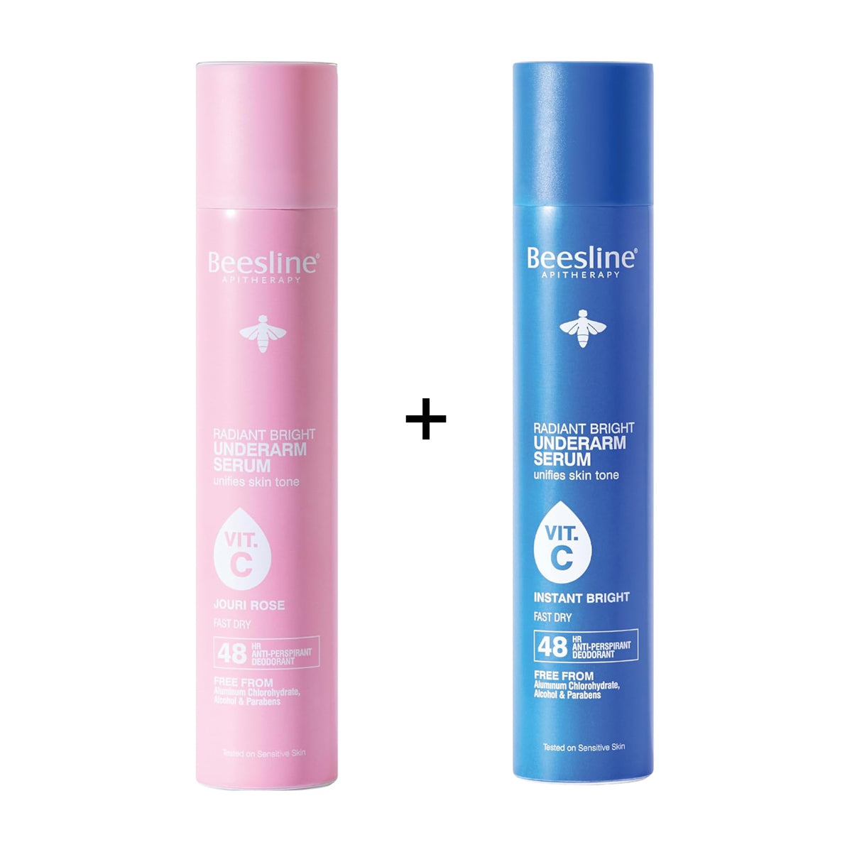 Beesline underarm serum duo Jouri Rose instant bright 48hr deodorant whitening care Health Boutique