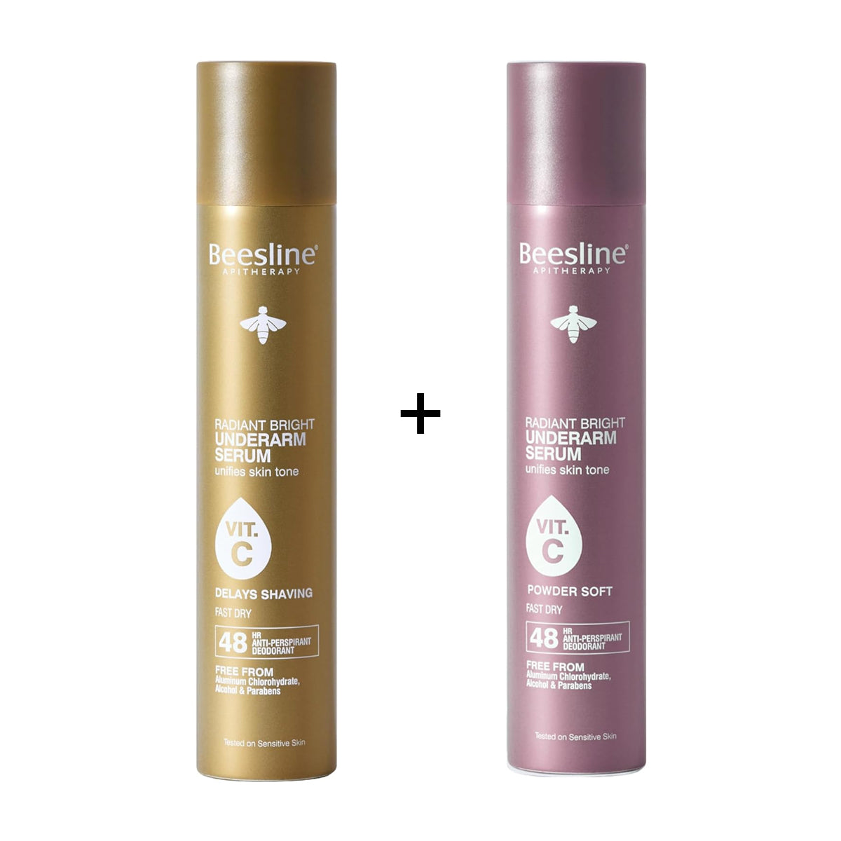 Beesline underarm serum duo powder soft shaving delay 48hr deodorant brightening care Health Boutique