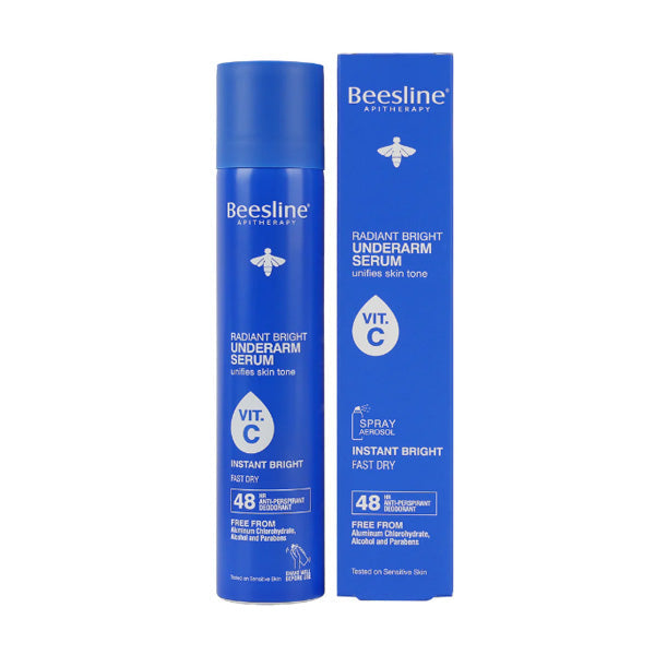 Beesline instant brightening underarm serum 48h deodorant whitening care Health Boutique