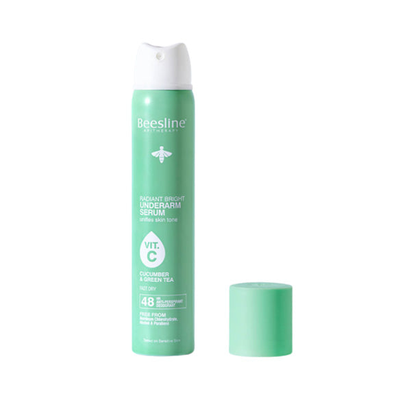 Beesline cucumber green tea underarm serum whitening deodorant 48hr protection Health Boutique