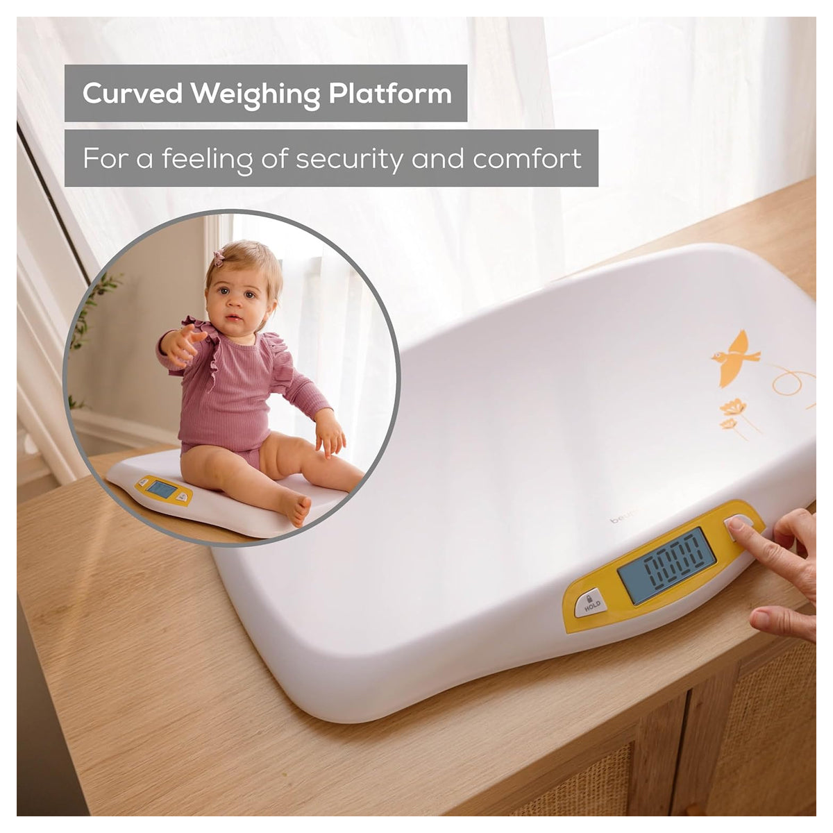 Beurer BY 80 digital baby scale for accurate infant weight measurement HEALTH BOUTIQUR JORDAN