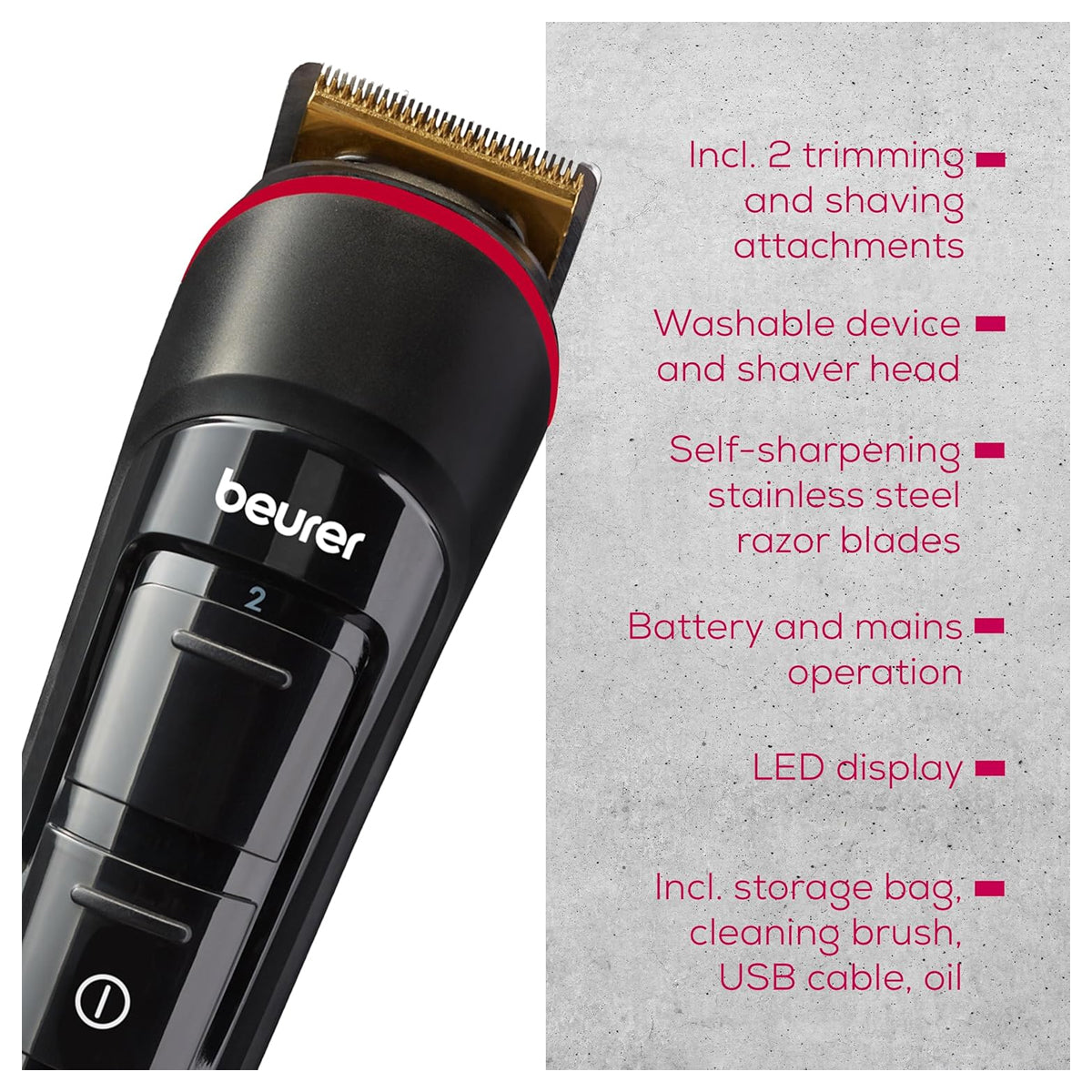 Beurer Beard Trimmer - Mn4x