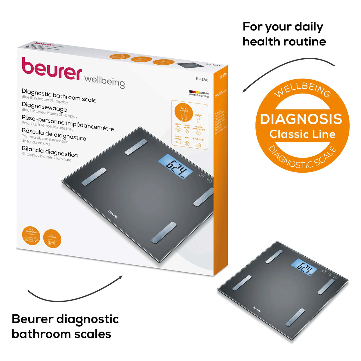 Beurer Diagonstic Bathroom Scale - BF 180
