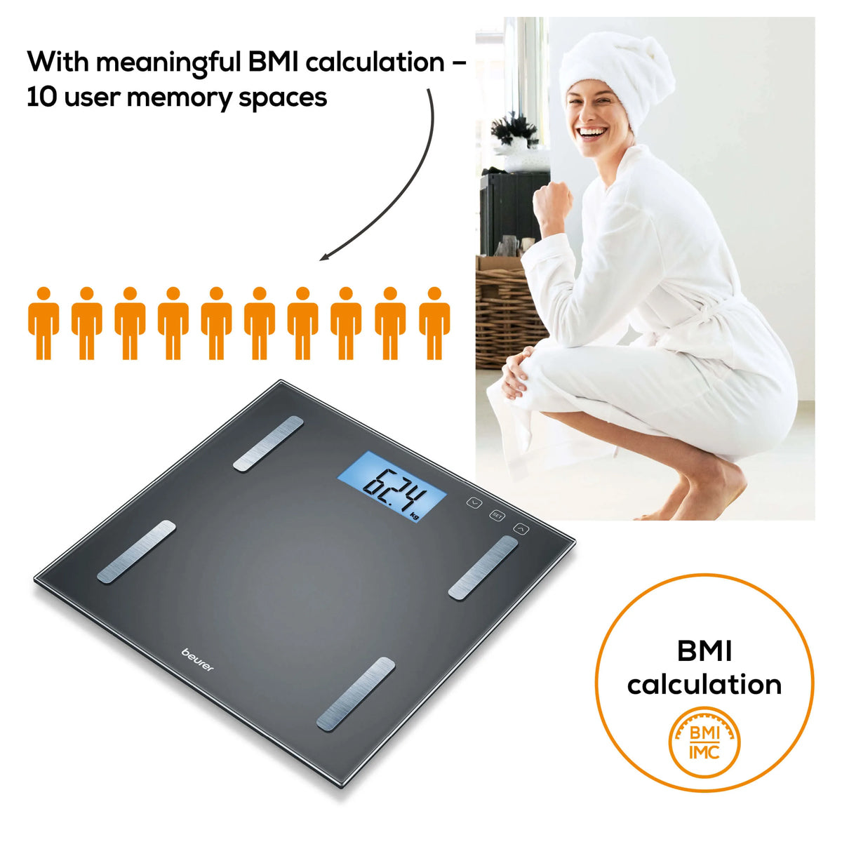 Beurer Diagonstic Bathroom Scale - BF 180