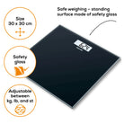 Beurer Glass Scale Black - GS 10 B