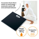 Beurer Glass Scale Black - GS 10 B