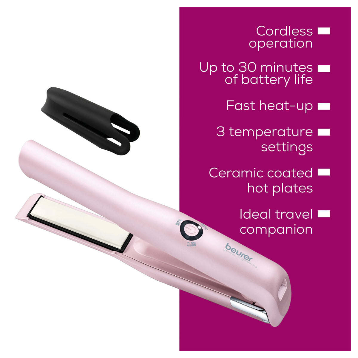 Beurer Rechargable Hair Straighner - HS20