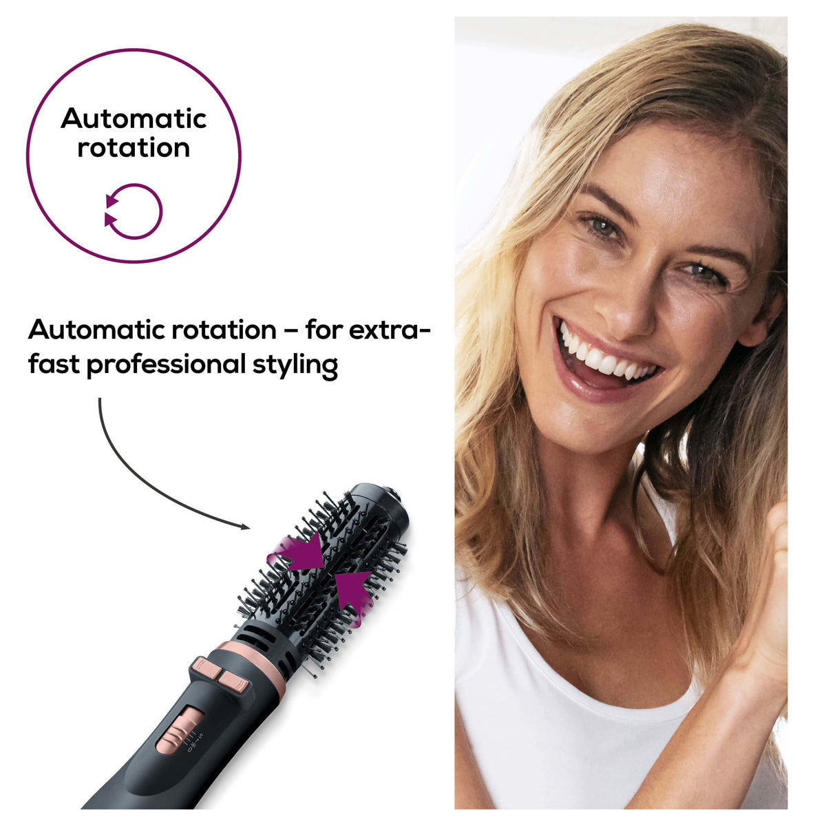 Beurer Rotating Hot Air Brush - Ht 80