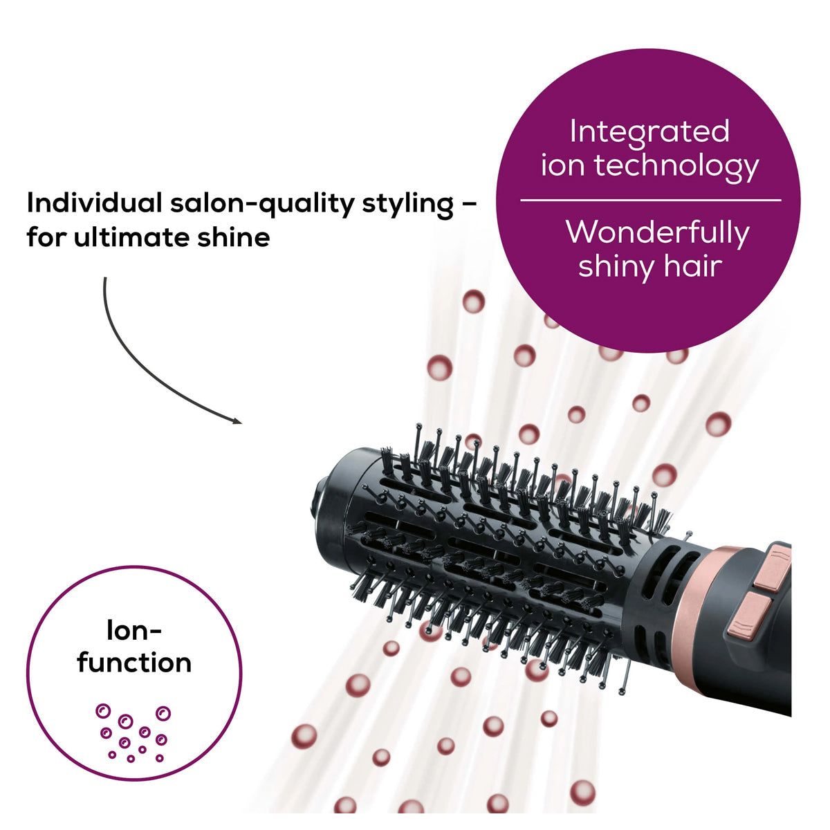 Beurer Rotating Hot Air Brush - Ht 80