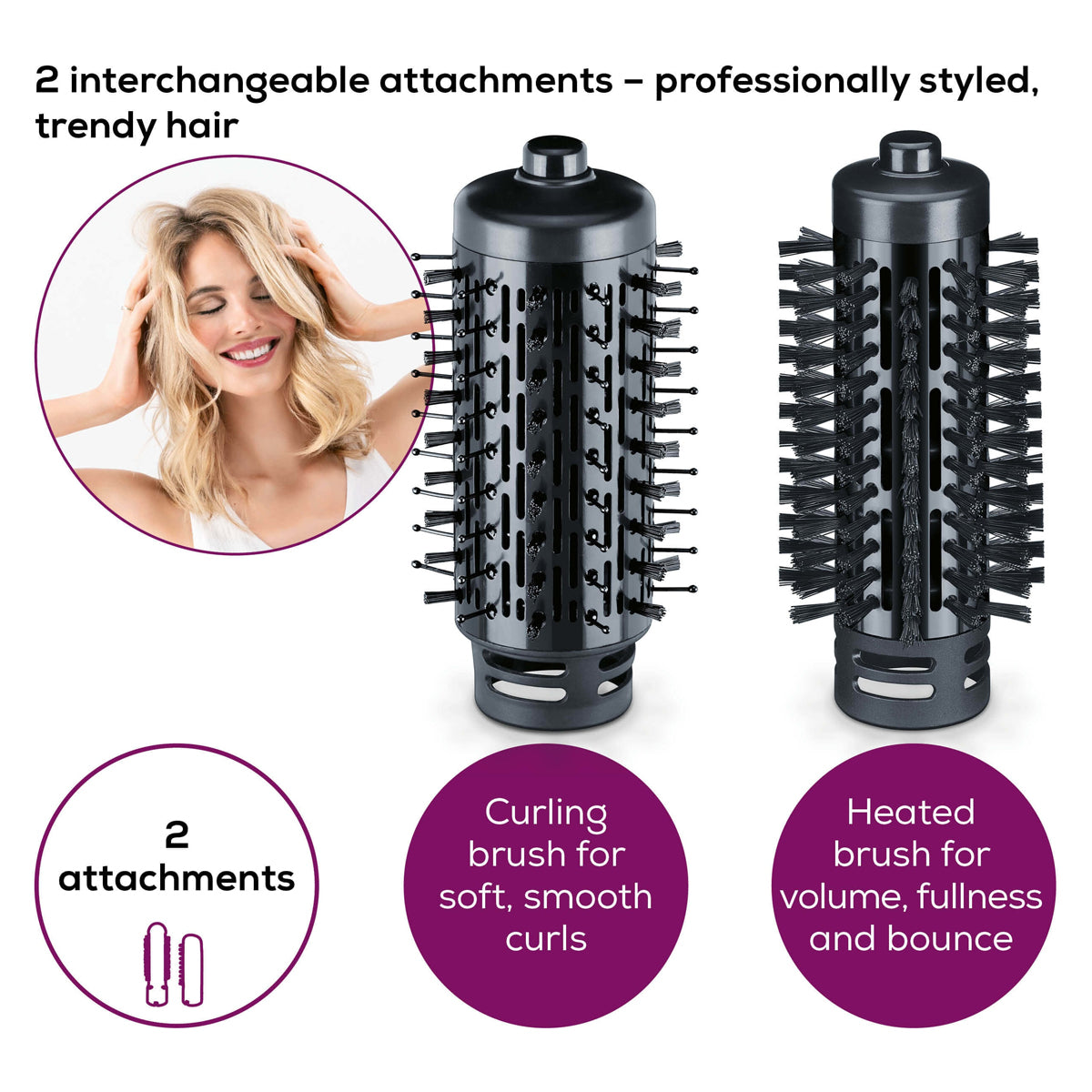 Beurer Rotating Hot Air Brush - Ht 80