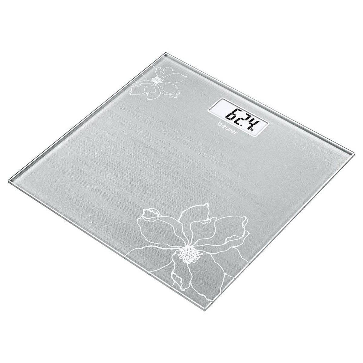 Beurer digital glass digital scale in white color